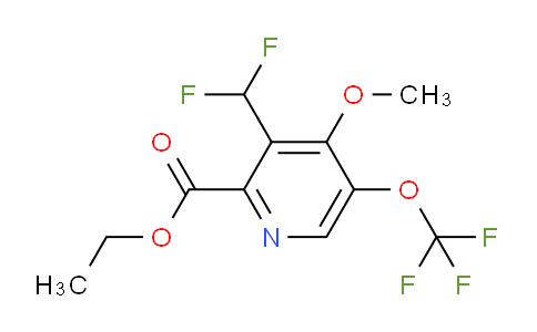 AM146823 | 1806177-09-2 | Ethyl 3-(difluoromethyl)-4-methoxy-5-(trifluoromethoxy)pyridine-2-carboxylate