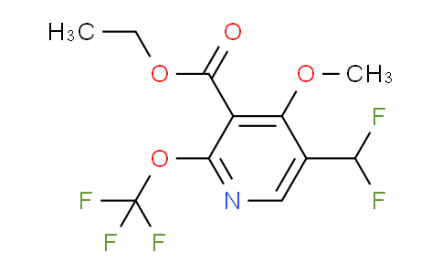 AM146826 | 1805008-58-5 | Ethyl 5-(difluoromethyl)-4-methoxy-2-(trifluoromethoxy)pyridine-3-carboxylate