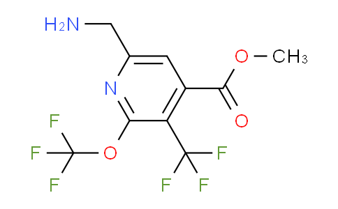 AM146827 | 1804937-97-0 | Methyl 6-(aminomethyl)-2-(trifluoromethoxy)-3-(trifluoromethyl)pyridine-4-carboxylate