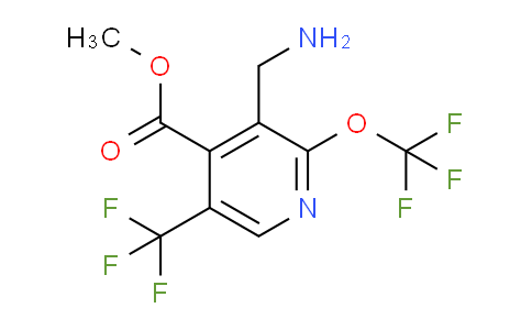 Methyl 3-(aminomethyl)-2-(trifluoromethoxy)-5-(trifluoromethyl)pyridine-4-carboxylate