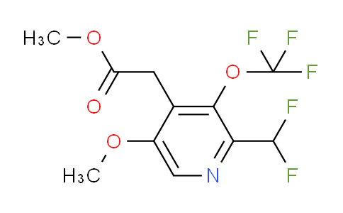 AM146834 | 1806750-76-4 | Methyl 2-(difluoromethyl)-5-methoxy-3-(trifluoromethoxy)pyridine-4-acetate