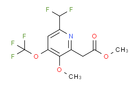 AM146836 | 1806027-32-6 | Methyl 6-(difluoromethyl)-3-methoxy-4-(trifluoromethoxy)pyridine-2-acetate