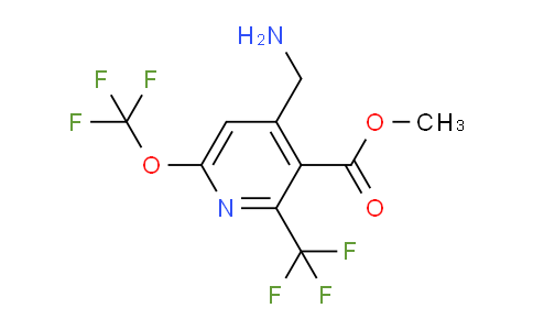 AM146842 | 1804666-27-0 | Methyl 4-(aminomethyl)-6-(trifluoromethoxy)-2-(trifluoromethyl)pyridine-3-carboxylate