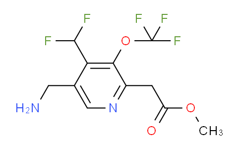 AM146847 | 1806781-63-4 | Methyl 5-(aminomethyl)-4-(difluoromethyl)-3-(trifluoromethoxy)pyridine-2-acetate