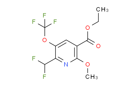 AM146863 | 1806159-77-2 | Ethyl 2-(difluoromethyl)-6-methoxy-3-(trifluoromethoxy)pyridine-5-carboxylate