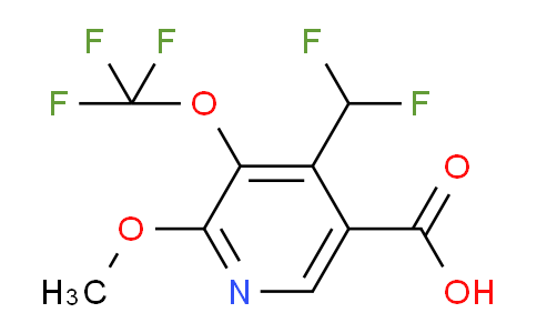 AM146874 | 1804479-67-1 | 4-(Difluoromethyl)-2-methoxy-3-(trifluoromethoxy)pyridine-5-carboxylic acid