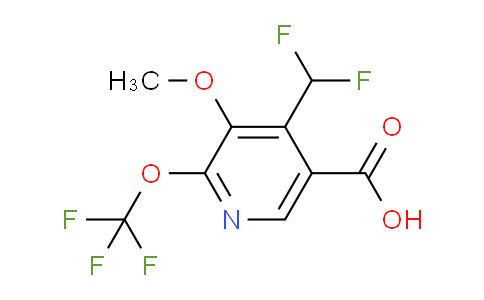 AM146879 | 1806159-66-9 | 4-(Difluoromethyl)-3-methoxy-2-(trifluoromethoxy)pyridine-5-carboxylic acid