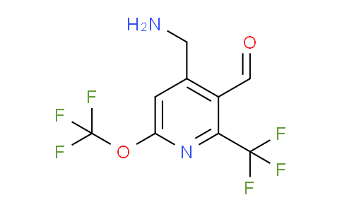 AM146880 | 1805293-91-7 | 4-(Aminomethyl)-6-(trifluoromethoxy)-2-(trifluoromethyl)pyridine-3-carboxaldehyde