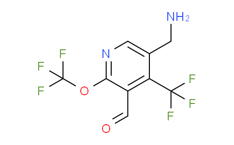 5-(Aminomethyl)-2-(trifluoromethoxy)-4-(trifluoromethyl)pyridine-3-carboxaldehyde