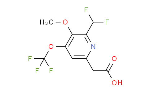 AM146886 | 1806021-98-6 | 2-(Difluoromethyl)-3-methoxy-4-(trifluoromethoxy)pyridine-6-acetic acid