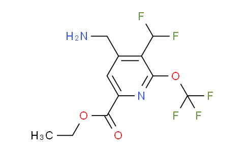 AM146891 | 1806068-63-2 | Ethyl 4-(aminomethyl)-3-(difluoromethyl)-2-(trifluoromethoxy)pyridine-6-carboxylate