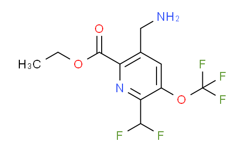 AM146897 | 1805296-39-2 | Ethyl 5-(aminomethyl)-2-(difluoromethyl)-3-(trifluoromethoxy)pyridine-6-carboxylate