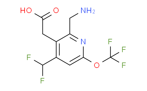 AM146906 | 1806758-43-9 | 2-(Aminomethyl)-4-(difluoromethyl)-6-(trifluoromethoxy)pyridine-3-acetic acid
