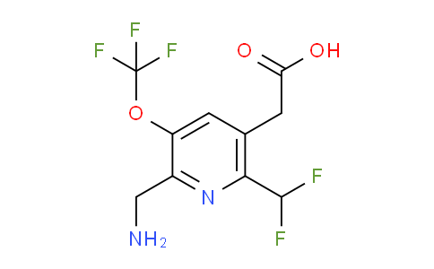 AM146909 | 1806758-59-7 | 2-(Aminomethyl)-6-(difluoromethyl)-3-(trifluoromethoxy)pyridine-5-acetic acid