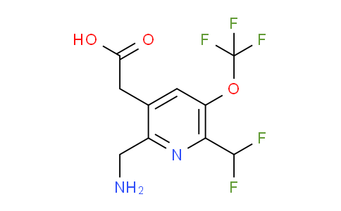 AM146910 | 1805171-75-8 | 2-(Aminomethyl)-6-(difluoromethyl)-5-(trifluoromethoxy)pyridine-3-acetic acid