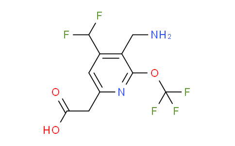 3-(Aminomethyl)-4-(difluoromethyl)-2-(trifluoromethoxy)pyridine-6-acetic acid