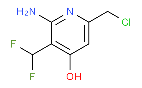 2-Amino-6-(chloromethyl)-3-(difluoromethyl)-4-hydroxypyridine