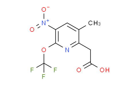 3-Methyl-5-nitro-6-(trifluoromethoxy)pyridine-2-acetic acid