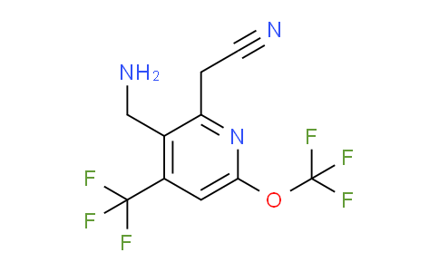 AM146932 | 1805160-80-8 | 3-(Aminomethyl)-6-(trifluoromethoxy)-4-(trifluoromethyl)pyridine-2-acetonitrile