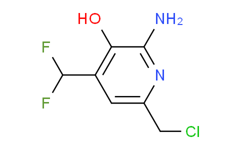 2-Amino-6-(chloromethyl)-4-(difluoromethyl)-3-hydroxypyridine