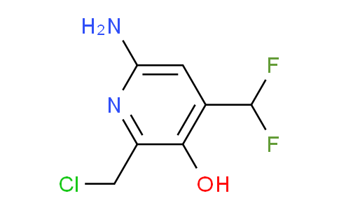 6-Amino-2-(chloromethyl)-4-(difluoromethyl)-3-hydroxypyridine