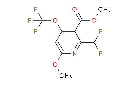 Methyl 2-(difluoromethyl)-6-methoxy-4-(trifluoromethoxy)pyridine-3-carboxylate