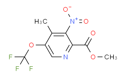 Methyl 4-methyl-3-nitro-5-(trifluoromethoxy)pyridine-2-carboxylate