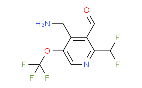 AM147000 | 1804860-19-2 | 4-(Aminomethyl)-2-(difluoromethyl)-5-(trifluoromethoxy)pyridine-3-carboxaldehyde