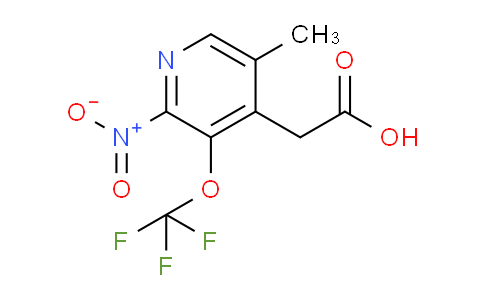 5-Methyl-2-nitro-3-(trifluoromethoxy)pyridine-4-acetic acid