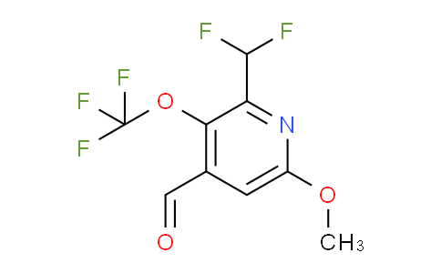 AM147019 | 1804683-22-4 | 2-(Difluoromethyl)-6-methoxy-3-(trifluoromethoxy)pyridine-4-carboxaldehyde