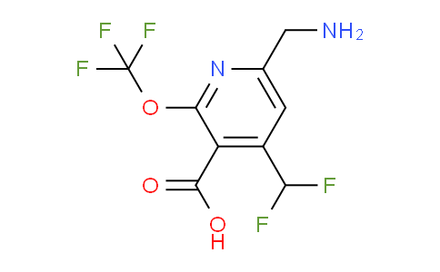 AM147025 | 1806166-83-5 | 6-(Aminomethyl)-4-(difluoromethyl)-2-(trifluoromethoxy)pyridine-3-carboxylic acid