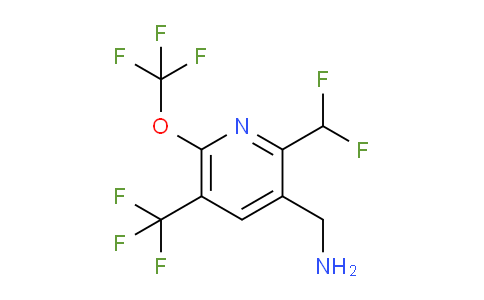 AM147037 | 1804440-67-2 | 3-(Aminomethyl)-2-(difluoromethyl)-6-(trifluoromethoxy)-5-(trifluoromethyl)pyridine
