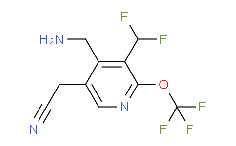 AM147051 | 1804434-60-3 | 4-(Aminomethyl)-3-(difluoromethyl)-2-(trifluoromethoxy)pyridine-5-acetonitrile