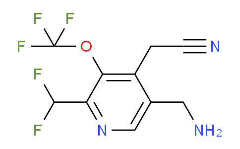 AM147054 | 1804854-08-7 | 5-(Aminomethyl)-2-(difluoromethyl)-3-(trifluoromethoxy)pyridine-4-acetonitrile