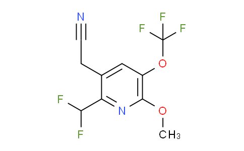 AM147078 | 1804648-64-3 | 2-(Difluoromethyl)-6-methoxy-5-(trifluoromethoxy)pyridine-3-acetonitrile