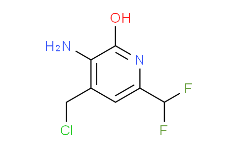 3-Amino-4-(chloromethyl)-6-(difluoromethyl)-2-hydroxypyridine