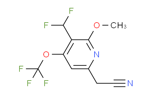 AM147080 | 1806175-20-1 | 3-(Difluoromethyl)-2-methoxy-4-(trifluoromethoxy)pyridine-6-acetonitrile