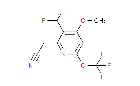 AM147084 | 1805098-53-6 | 3-(Difluoromethyl)-4-methoxy-6-(trifluoromethoxy)pyridine-2-acetonitrile