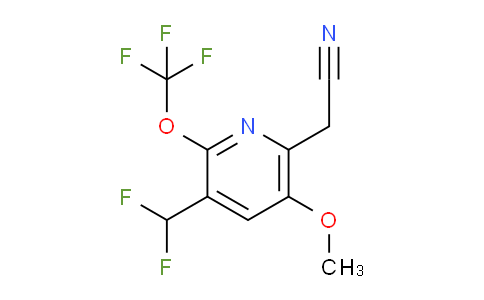 AM147086 | 1804478-67-8 | 3-(Difluoromethyl)-5-methoxy-2-(trifluoromethoxy)pyridine-6-acetonitrile