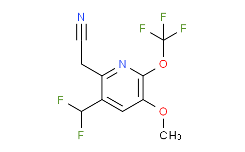 AM147089 | 1806746-77-9 | 3-(Difluoromethyl)-5-methoxy-6-(trifluoromethoxy)pyridine-2-acetonitrile