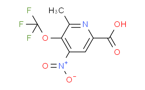 AM147094 | 1806745-85-6 | 2-Methyl-4-nitro-3-(trifluoromethoxy)pyridine-6-carboxylic acid