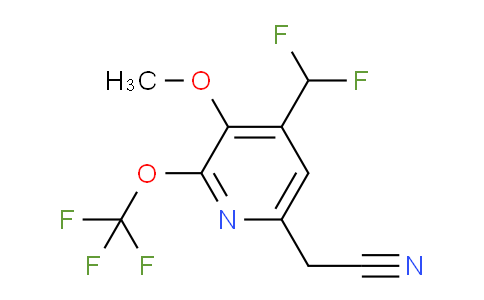 AM147096 | 1806762-57-1 | 4-(Difluoromethyl)-3-methoxy-2-(trifluoromethoxy)pyridine-6-acetonitrile