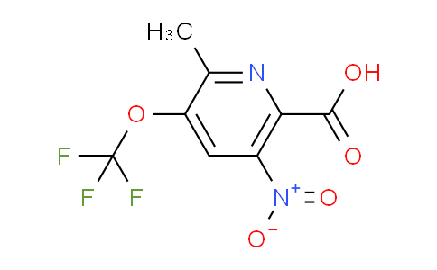 AM147097 | 1805299-44-8 | 2-Methyl-5-nitro-3-(trifluoromethoxy)pyridine-6-carboxylic acid