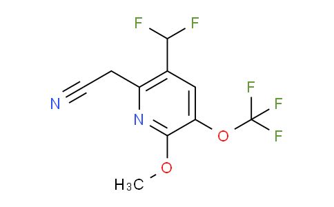 5-(Difluoromethyl)-2-methoxy-3-(trifluoromethoxy)pyridine-6-acetonitrile