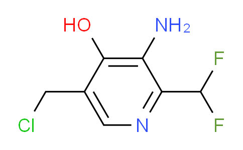 3-Amino-5-(chloromethyl)-2-(difluoromethyl)-4-hydroxypyridine