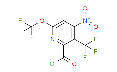 AM147133 | 1805082-84-1 | 4-Nitro-6-(trifluoromethoxy)-3-(trifluoromethyl)pyridine-2-carbonyl chloride
