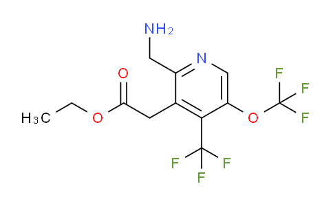 AM147148 | 1806068-96-1 | Ethyl 2-(aminomethyl)-5-(trifluoromethoxy)-4-(trifluoromethyl)pyridine-3-acetate
