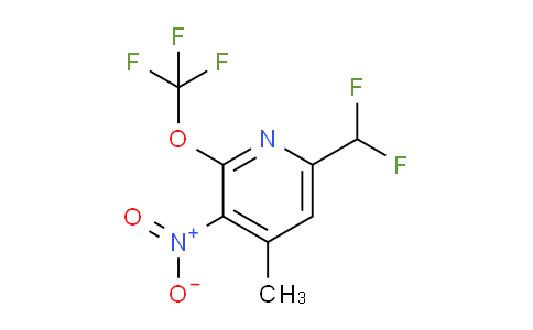 AM147153 | 1806160-88-2 | 6-(Difluoromethyl)-4-methyl-3-nitro-2-(trifluoromethoxy)pyridine