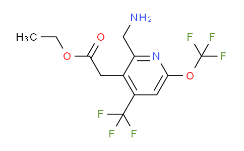 AM147156 | 1805098-58-1 | Ethyl 2-(aminomethyl)-6-(trifluoromethoxy)-4-(trifluoromethyl)pyridine-3-acetate