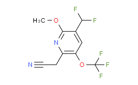 AM147158 | 1804478-41-8 | 3-(Difluoromethyl)-2-methoxy-5-(trifluoromethoxy)pyridine-6-acetonitrile